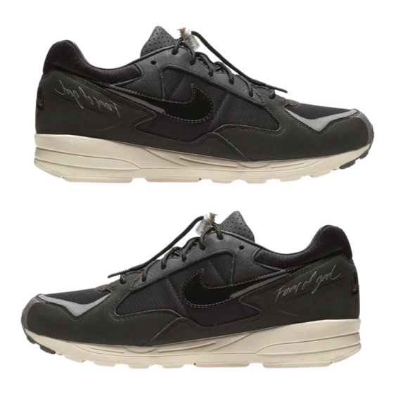 Nike Air Skylon ii X FEAR OF GOD in BLACK - Picture 2 of 12